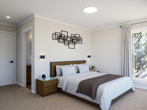 525-602 7 Avenue, Canmore, AB - Indoor Photo Showing Bedroom