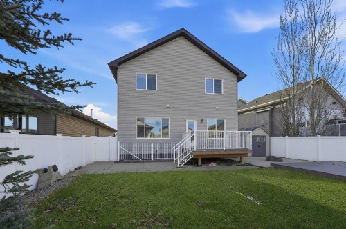 205 Van Slyke Way, Red Deer, AB - Outdoor With Deck Patio Veranda