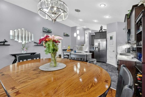 135 Stephenson Crescent, Red Deer, AB - Indoor Photo Showing Dining Room