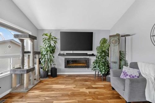 135 Stephenson Crescent, Red Deer, AB - Indoor With Fireplace