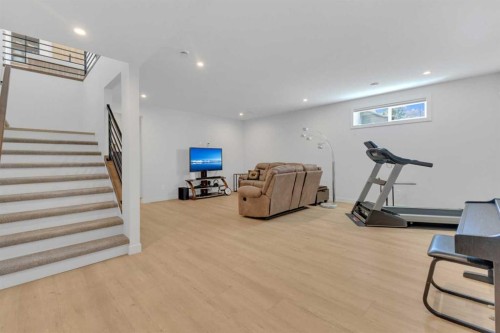 12 Emmett Crescent, Red Deer, AB - Indoor Photo Showing Gym Room