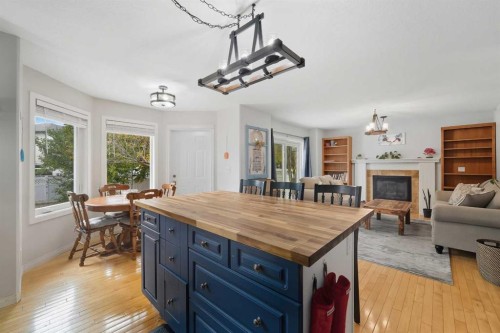 65 Asmundsen Avenue, Red Deer, AB - Indoor With Fireplace