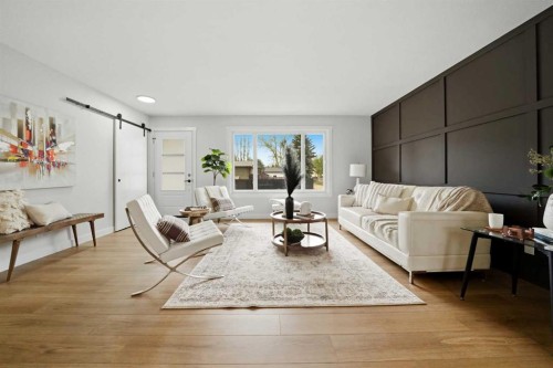 105 Cunningham Crescent, Red Deer, AB - Indoor Photo Showing Living Room