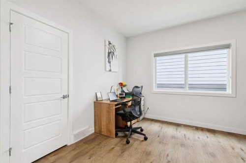 814 Bluerock Way Sw, Calgary, AB - Indoor Photo Showing Office