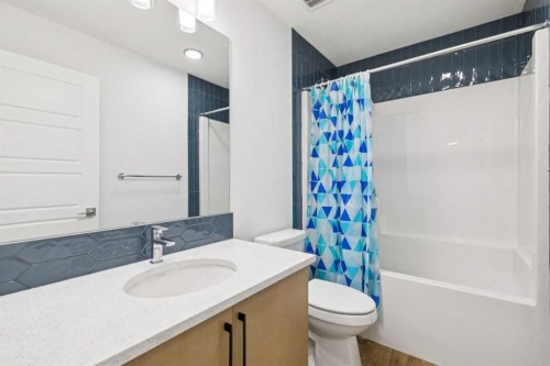 814 Bluerock Way Sw, Calgary, AB - Indoor Photo Showing Bathroom