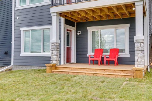 814 Bluerock Way Sw, Calgary, AB - Outdoor With Deck Patio Veranda