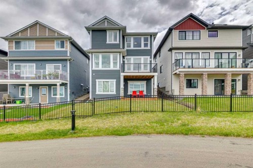 814 Bluerock Way Sw, Calgary, AB - Outdoor With Facade