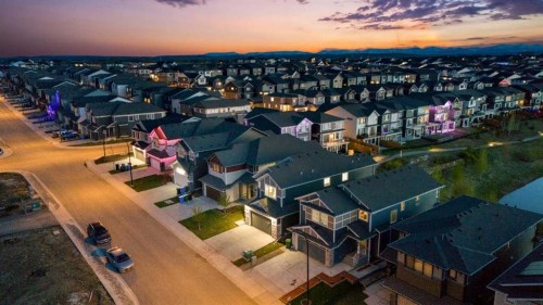 814 Bluerock Way Sw, Calgary, AB - Outdoor With View