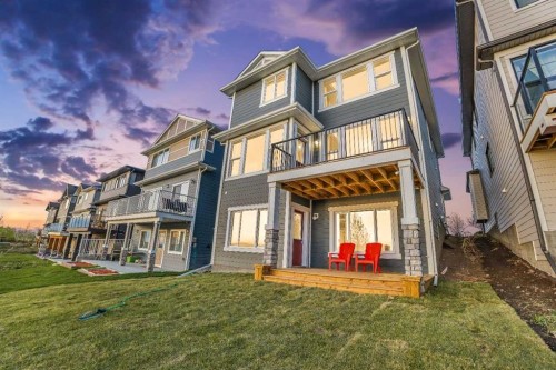 814 Bluerock Way Sw, Calgary, AB - Outdoor With Deck Patio Veranda