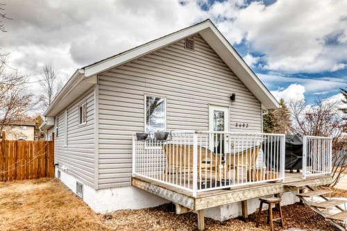 5602 51 Avenue, Lacombe, AB - Outdoor With Deck Patio Veranda With Exterior