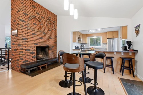 60 Anquetel Close, Red Deer, AB - Indoor With Fireplace