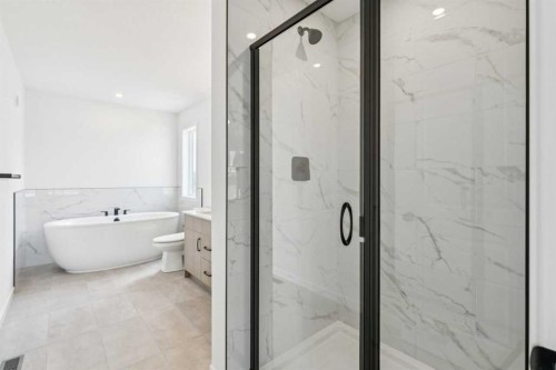 156 Southborough Common, Cochrane, AB - Indoor Photo Showing Bathroom