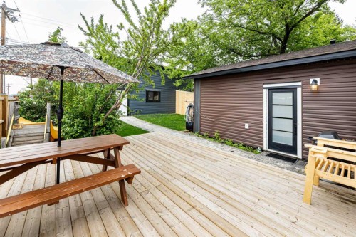 4836 49 Street, Innisfail, AB - Outdoor With Deck Patio Veranda With Exterior
