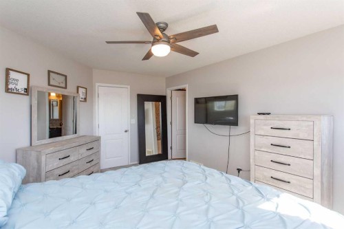 242 Viscount Drive, Red Deer, AB - Indoor Photo Showing Bedroom
