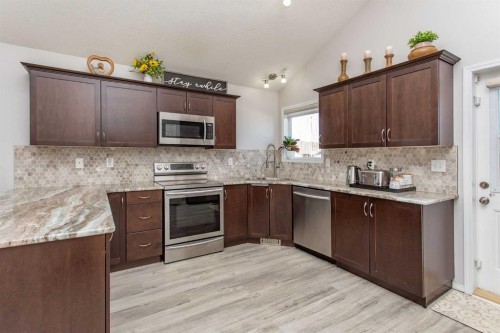 242 Viscount Drive, Red Deer, AB - Indoor Photo Showing Kitchen