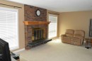 4826 58 Street, Killam, AB  - Indoor Photo Showing Living Room With Fireplace 