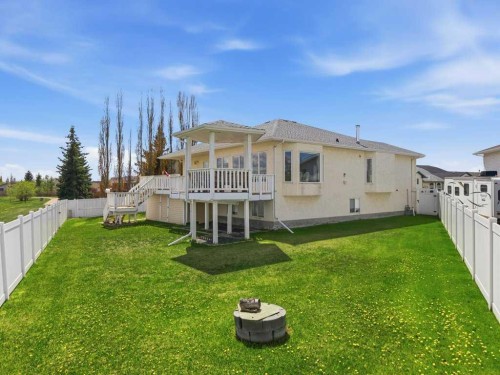 54 Lord Close, Red Deer, AB - Outdoor With Deck Patio Veranda With Backyard