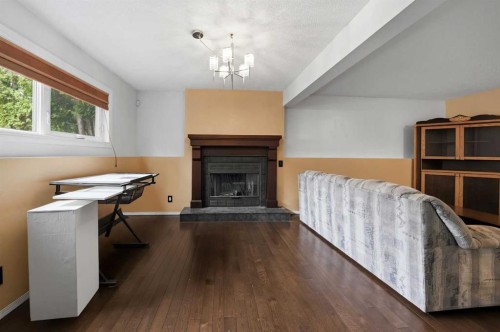 76 Dixon Crescent, Red Deer, AB - Indoor With Fireplace