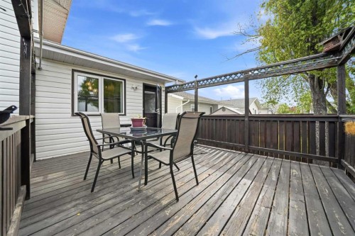 76 Dixon Crescent, Red Deer, AB - Outdoor With Deck Patio Veranda With Exterior