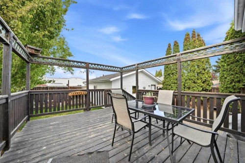 76 Dixon Crescent, Red Deer, AB - Outdoor With Deck Patio Veranda With Exterior