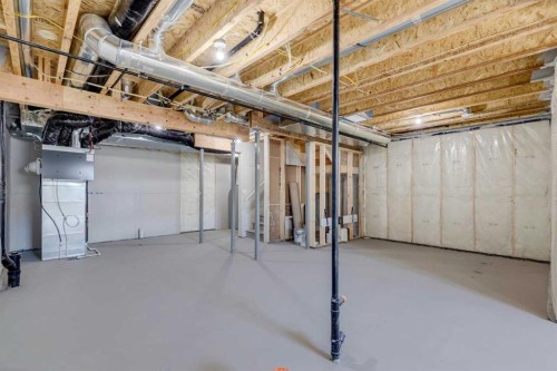 93 Bartlett Way Se, Calgary, AB - Indoor Photo Showing Basement