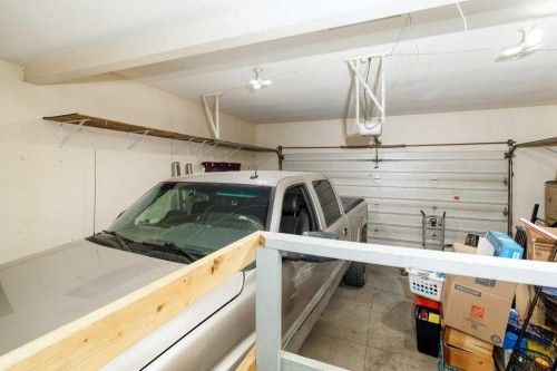 6 Densmore Crescent, Red Deer, AB - Indoor Photo Showing Garage