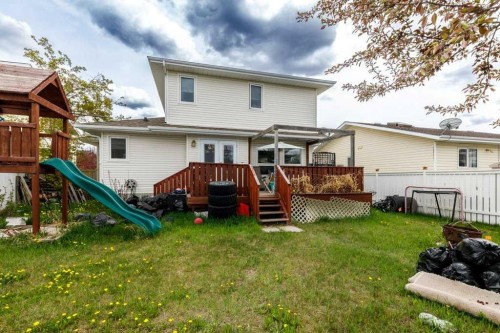 6 Densmore Crescent, Red Deer, AB - Outdoor With Deck Patio Veranda