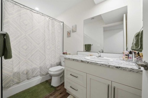 74 Ranchers Close, Lacombe, AB - Indoor Photo Showing Bathroom