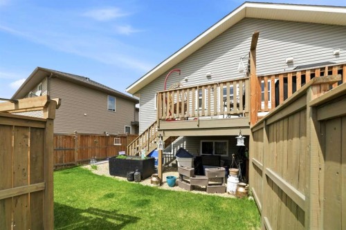 74 Ranchers Close, Lacombe, AB - Outdoor With Deck Patio Veranda With Exterior
