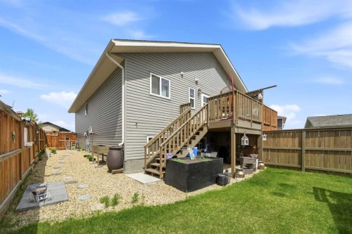 74 Ranchers Close, Lacombe, AB - Outdoor With Deck Patio Veranda With Exterior