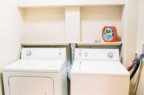 5007B 46 Street, Stettler, AB - Indoor Photo Showing Laundry Room