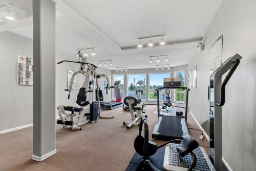 211-6118 53 Avenue, Red Deer, AB - Indoor Photo Showing Gym Room