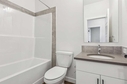 206 Sora Way Se, Calgary, AB - Indoor Photo Showing Bathroom