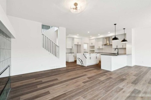 283 Dawson Wharf Rise, Chestermere, AB - Indoor Photo Showing Kitchen