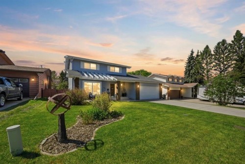 75 Hill Crescent, Red Deer, AB - Outdoor With Deck Patio Veranda