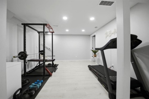 75 Hill Crescent, Red Deer, AB - Indoor Photo Showing Gym Room
