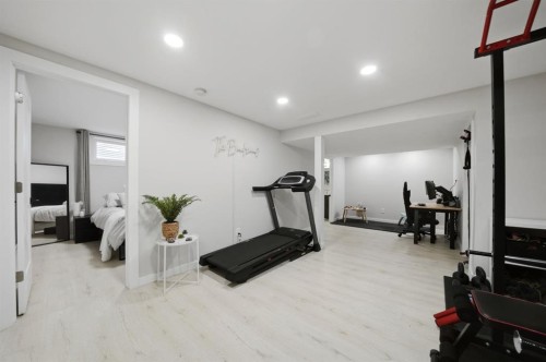75 Hill Crescent, Red Deer, AB - Indoor Photo Showing Gym Room