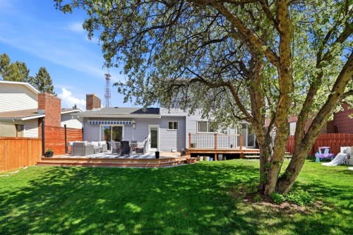 75 Hill Crescent, Red Deer, AB - Outdoor With Deck Patio Veranda