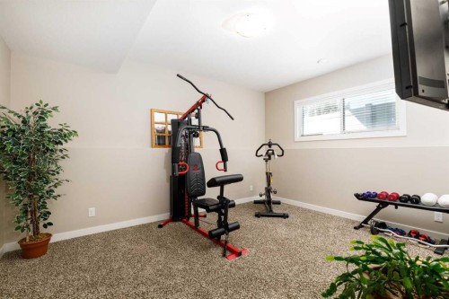 39 Thompson Crescent, Red Deer, AB - Indoor Photo Showing Gym Room