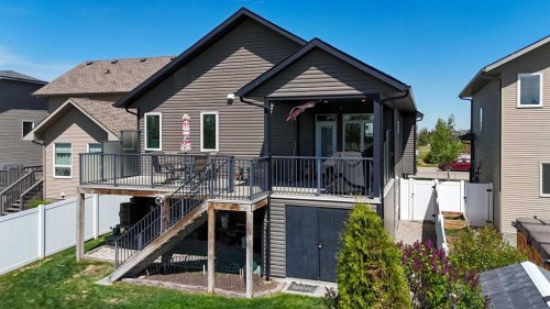 39 Thompson Crescent, Red Deer, AB - Outdoor With Deck Patio Veranda