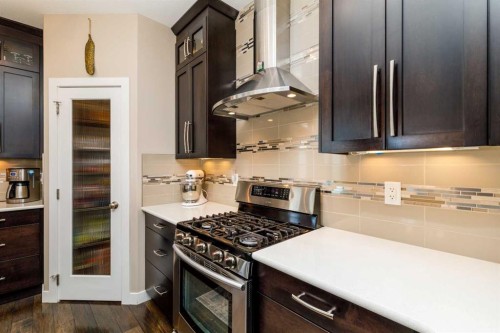 39 Thompson Crescent, Red Deer, AB - Indoor Photo Showing Kitchen With Upgraded Kitchen