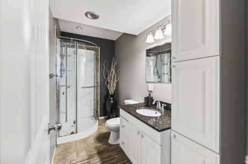 32 Reynolds Road, Sylvan Lake, AB - Indoor Photo Showing Bathroom