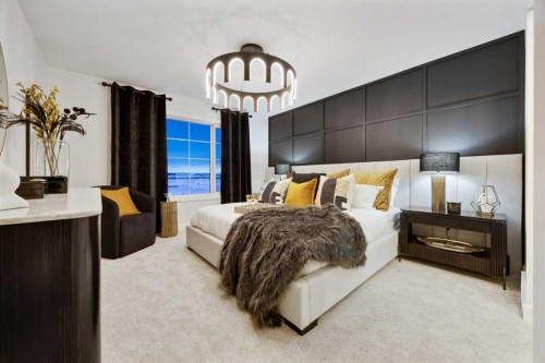 73 Sora Gate Se, Calgary, AB - Indoor Photo Showing Bedroom