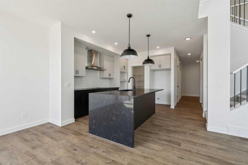 73 Sora Gate Se, Calgary, AB - Indoor Photo Showing Kitchen With Upgraded Kitchen