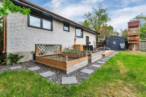 31 Macfarlane Avenue, Red Deer, AB - Outdoor With Deck Patio Veranda With Exterior