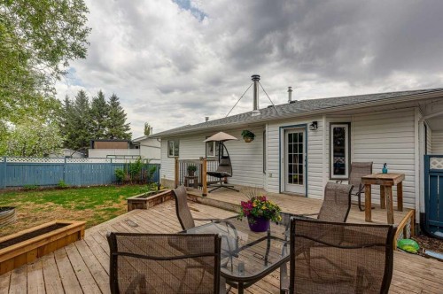 24 Bruns Bay, Lacombe, AB - Outdoor With Deck Patio Veranda With Exterior