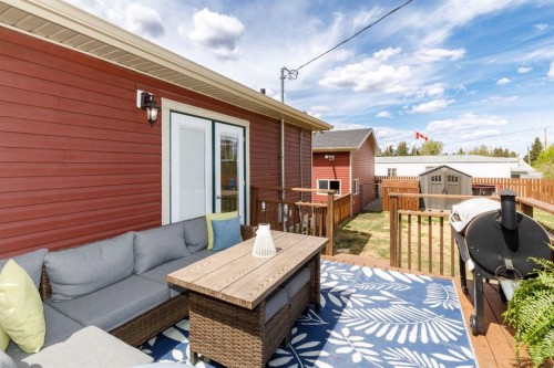 1805 27 Avenue, Delburne, AB - Outdoor With Deck Patio Veranda With Exterior