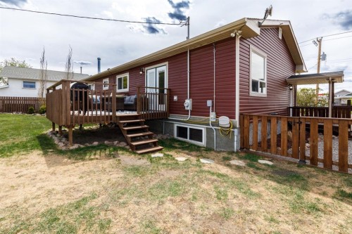 1805 27 Avenue, Delburne, AB - Outdoor With Deck Patio Veranda With Exterior