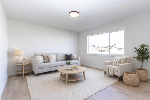 60 Trinity Street, Lacombe, AB - Indoor Photo Showing Living Room
