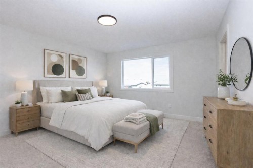60 Trinity Street, Lacombe, AB - Indoor Photo Showing Bedroom